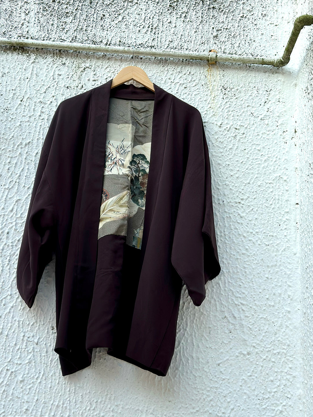 BURGUNDY KIMONO